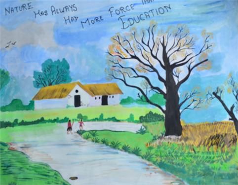 482x375 Pictures Painting With Nature For Kids, - Nature Painting For Kids