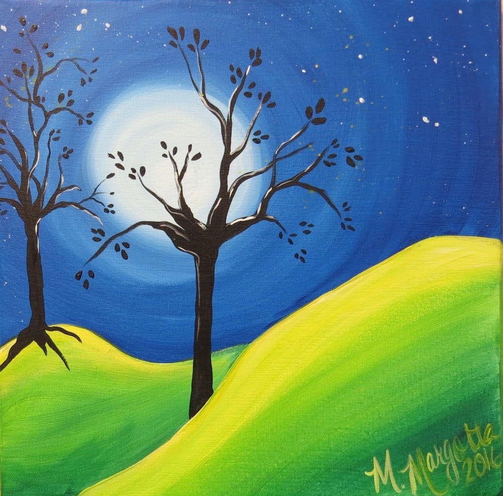 Nature Landscape Drawing Nature Easy Painting Ideas For Kids   Nature Painting For Kids 8 