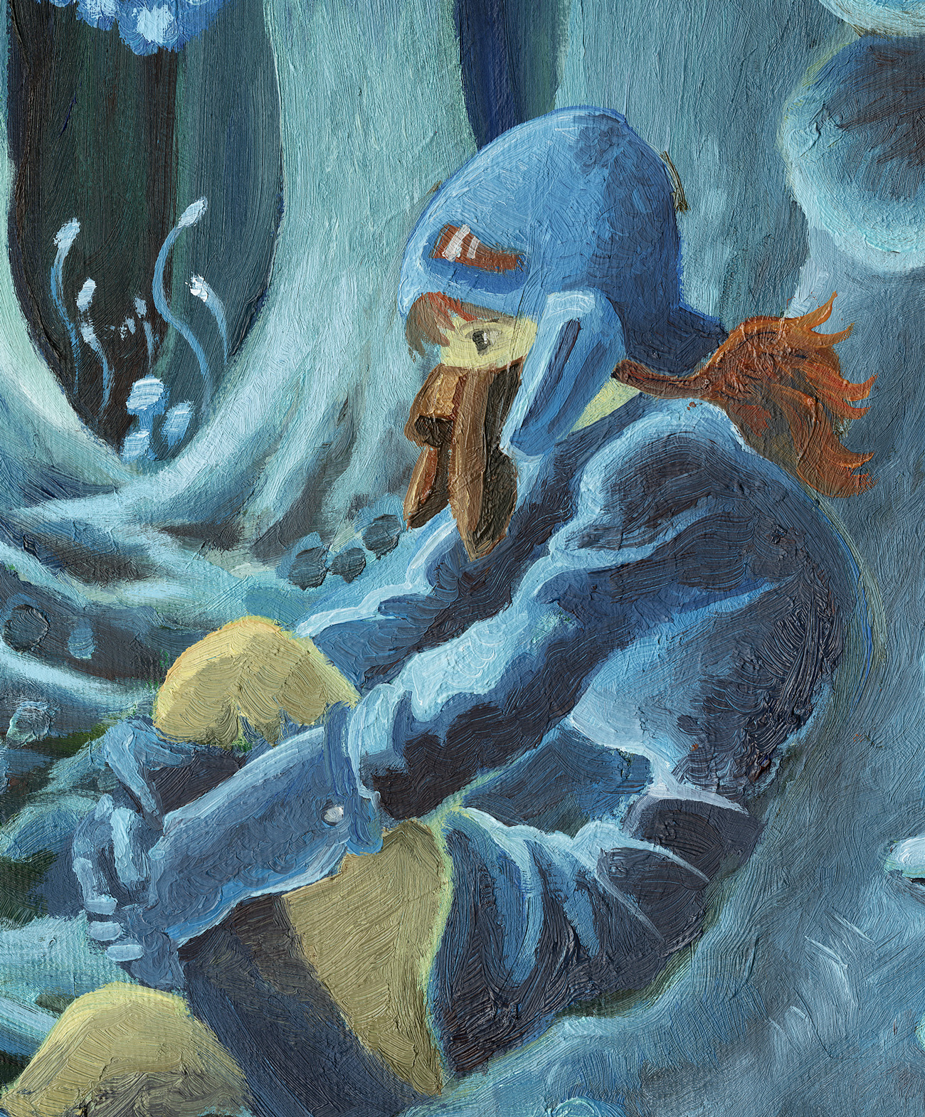 1300x1570 Nausicaa Of The Valley Of The Wind Kina Ink - Nausicaa Painting