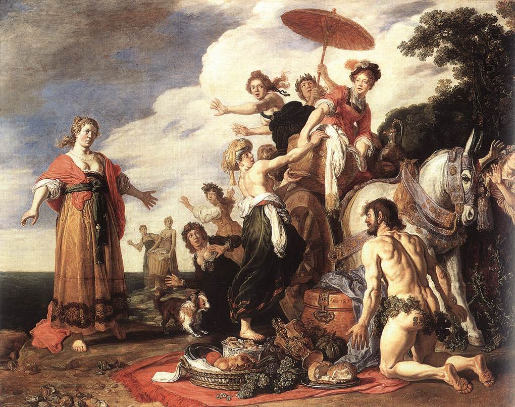 1020x806 Odysseus And Nausicaa By Pieter Lastman (1619) Beauty Of Baroque - Nausicaa Painting