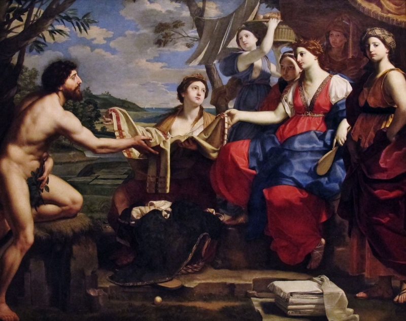 800x633 Ulysses And Nausicaa Painting Michele Desubleo Oil Paintings - Nausicaa Painting