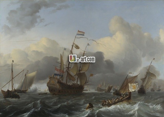 640x455 Free Shipping Hd Printing Classical Fleet Nautical Chart Painting - Nautical Chart Painting