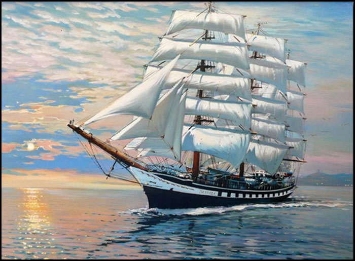 700x515 Nautical Paint By Number Kits For All Those Sea Lovers - Nautical Painting