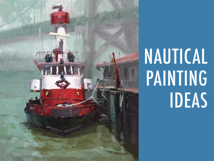 710x532 Nautical Painting Ideas 7 Art Prompts Inspired By The Sea - Nautical Painting