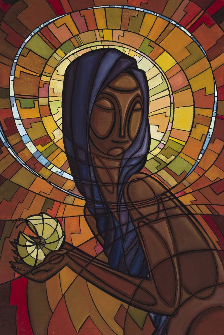 770x1154 Saatchi Art Eve And Nautilus Painting By Tony Hyden - Nautilus Painting