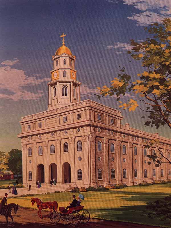 600x800 Australian Lds Pictures - Nauvoo Temple Painting