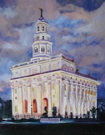 351x451 Nauvoo Temple - Nauvoo Temple Painting