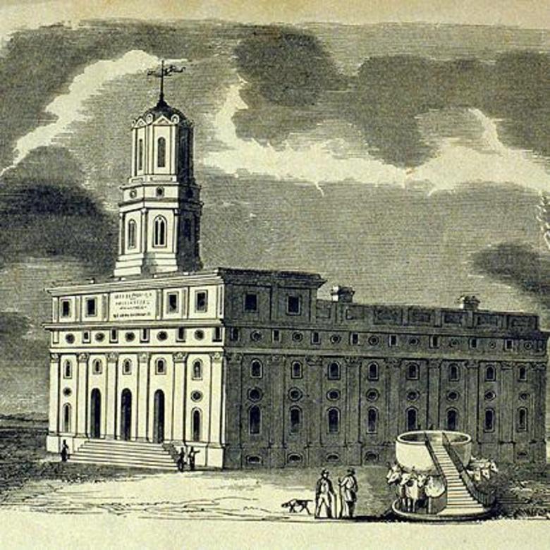 780x780 Early Images Of Historic Nauvoo - Nauvoo Temple Painting