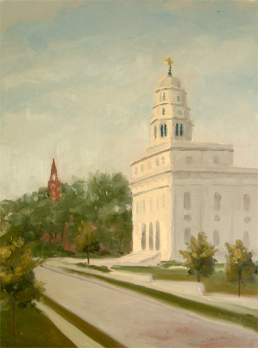 370x498 Nauvoo Temple - Nauvoo Temple Painting