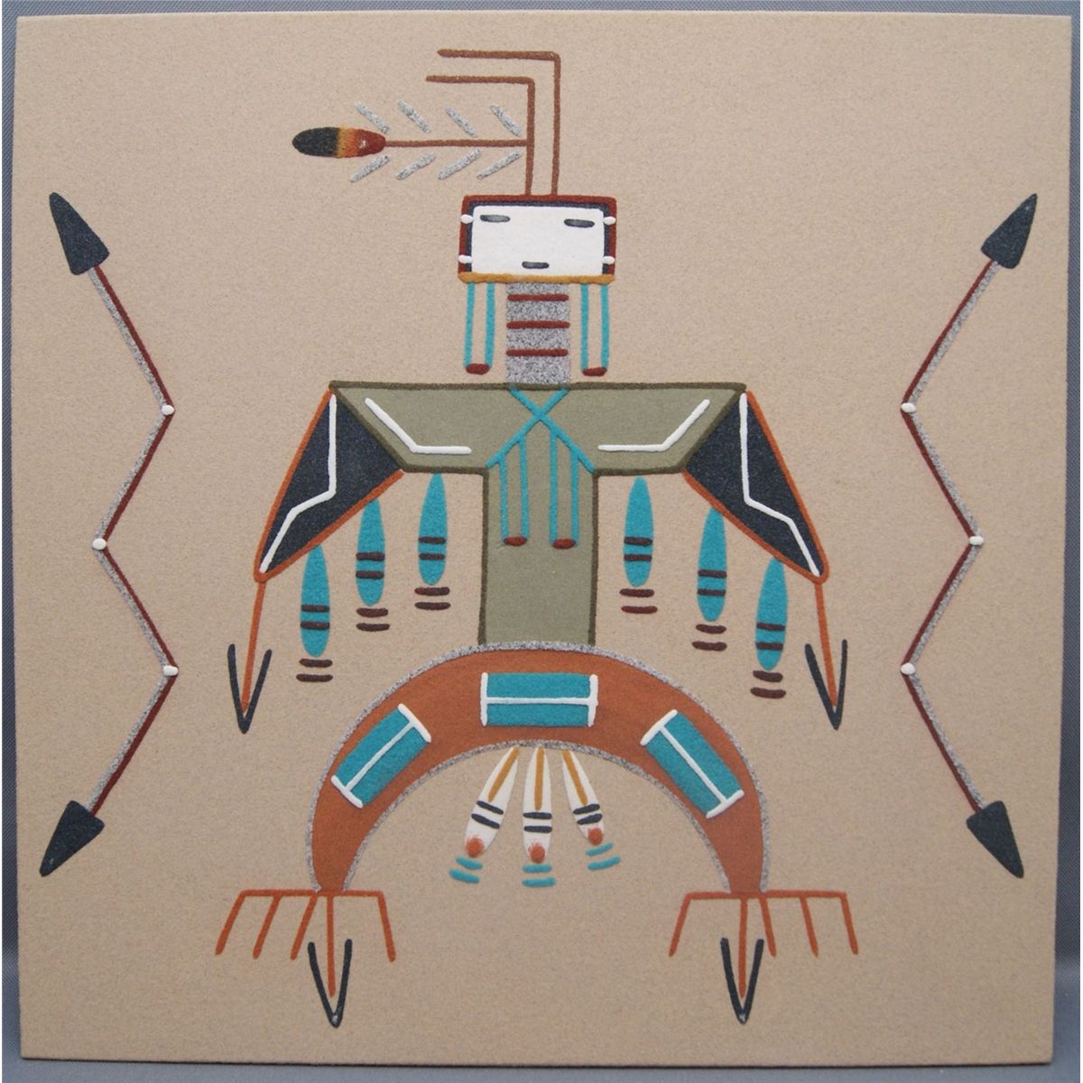 1200x1200 Two Navajo Sand Painting - Navajo Painting