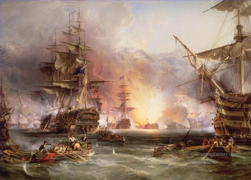 830x596 9 Sea Battle 4 Old Ships And Naval Battles Sailing - Naval Battle Painting