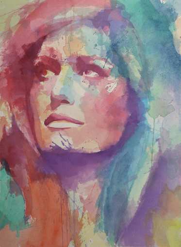 373x508 Et Le Soir Je M'En Irai By Javier Navarro 2017 - Navarro Painting