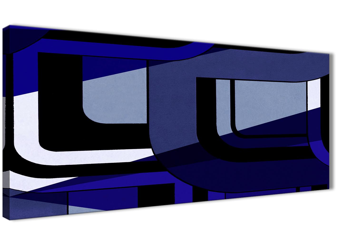 1417x1028 Indigo Navy Blue Painting Living Room Canvas Wall Art Accessories - Navy Blue Painting