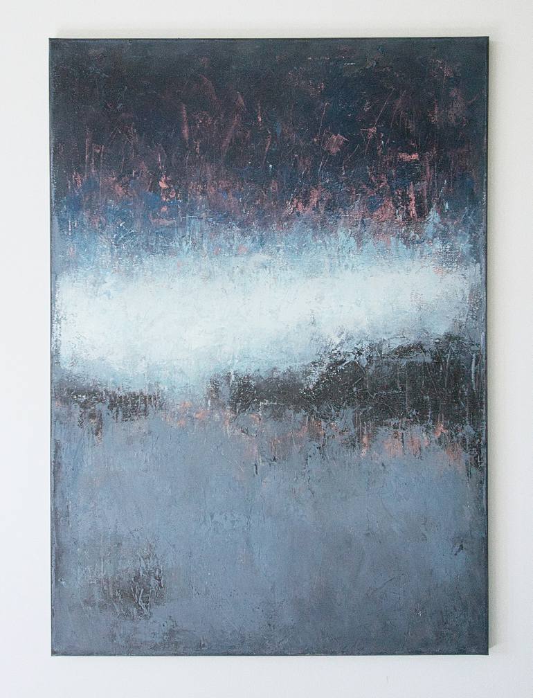 770x1008 Saatchi Art Navy Blue Painting By Anna Kotowicz - Navy Blue Painting