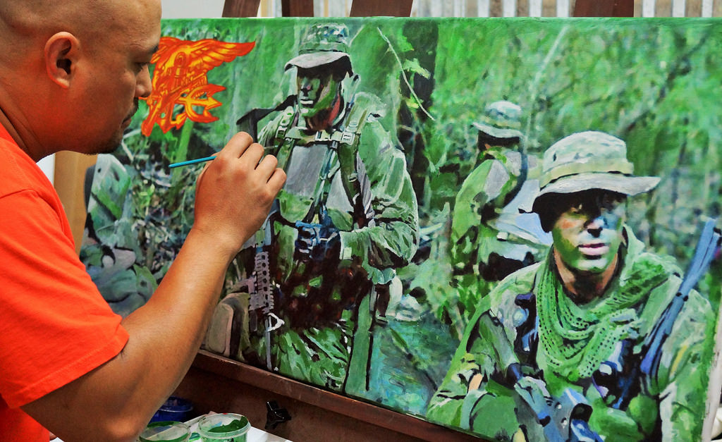 1024x627 Navy Seal Painting Ronald - Navy Seal Painting