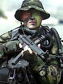 216x286 America's First U.s. Navy Master Chief Gunner's Mate - Navy Seal Painting