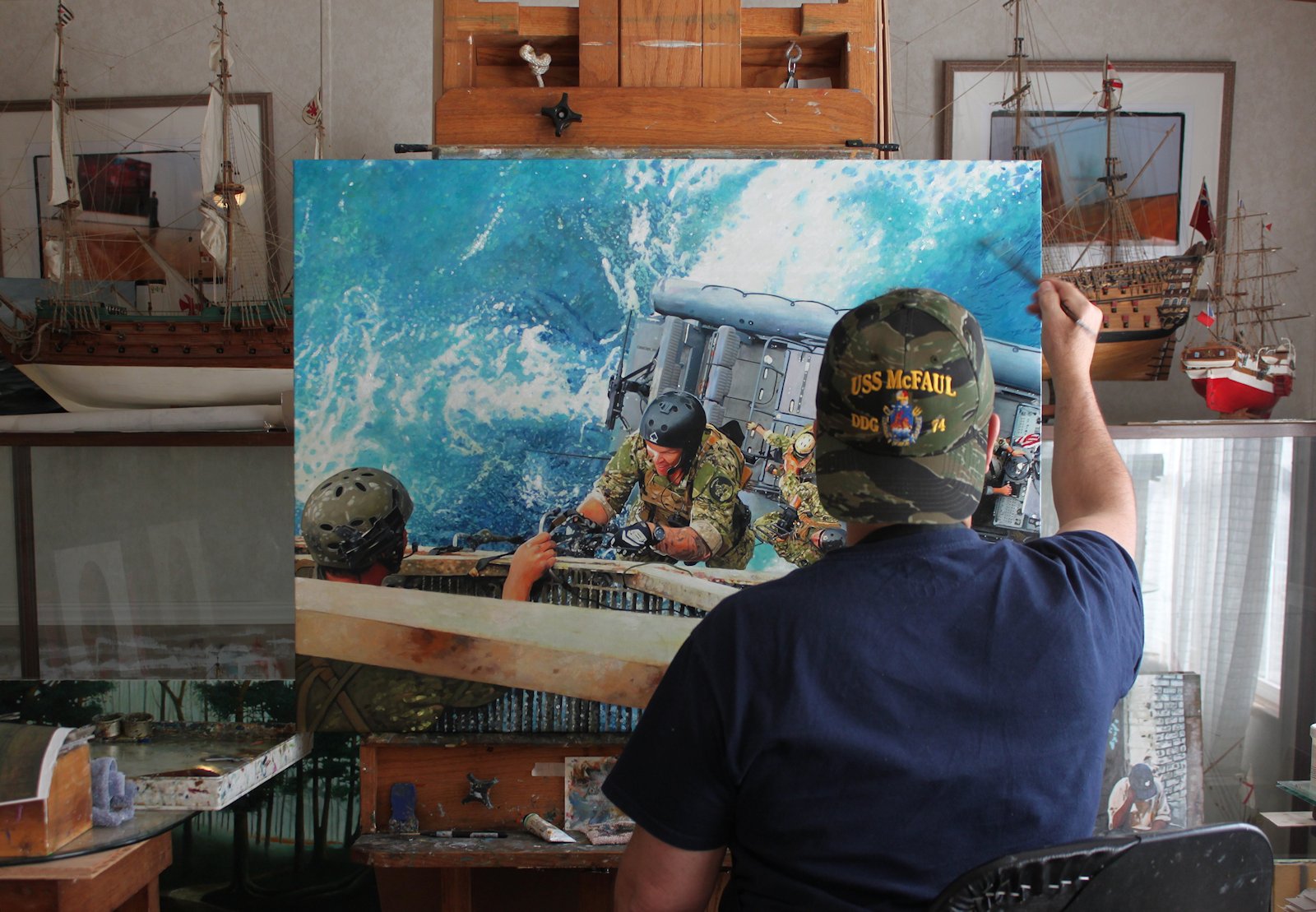 1600x1109 Eric Buechel - Navy Seal Painting