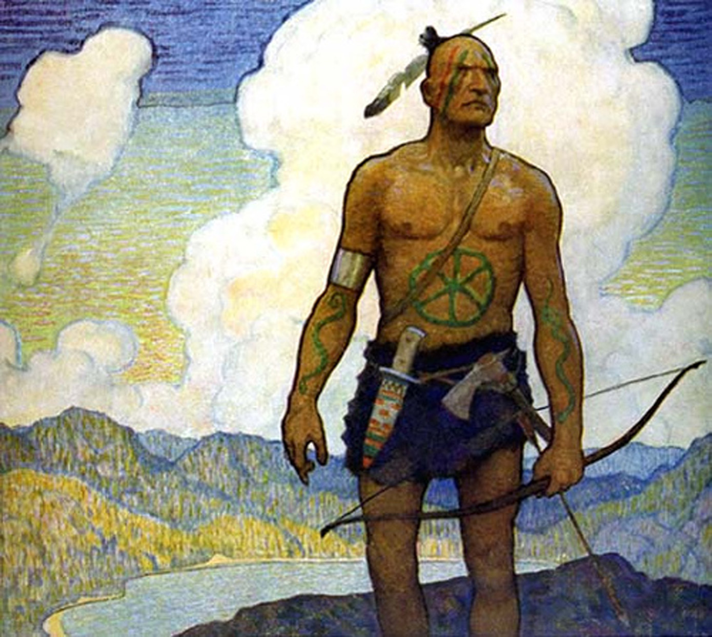 1389x1242 N.c. Wyeth Still Inspires The Illustrators Journal - Nc Wyeth Painting