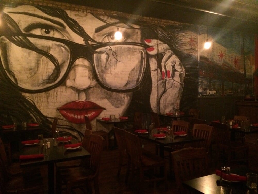 1000x750 Neat Painting On The Back Brick Wall. - Neat Painting