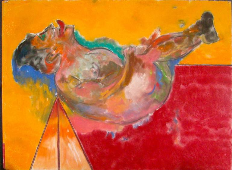 770x564 Saatchi Art A Neat Balancing Act. Painting By George Vye - Neat Painting