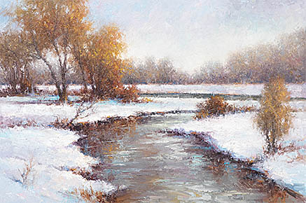 437x290 Painting Of Olson Nature Preserve To Be Part Of Nebraska 150 - Nebraska Painting