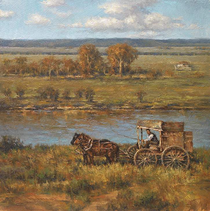 725x727 Painting The Legacy Of Nebraska - Nebraska Painting