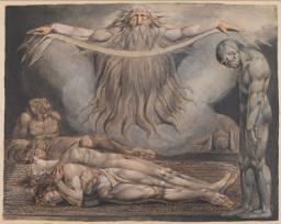 256x204 Nebuchadnezzar', William Blake, 1795 C.1805 Tate - Nebuchadnezzar Painting