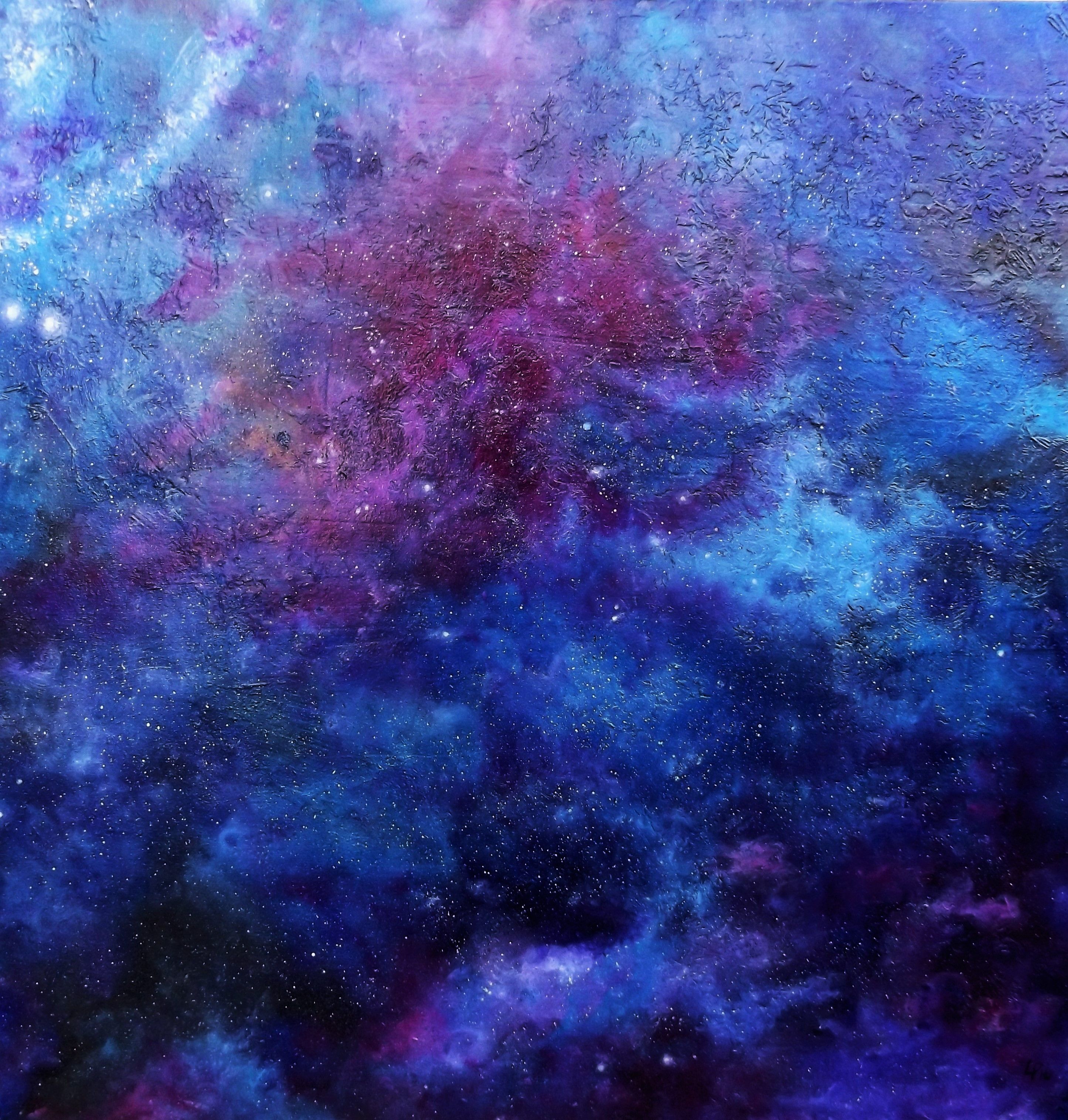 Nebula Painting Acrylic at PaintingValley.com | Explore collection of ...