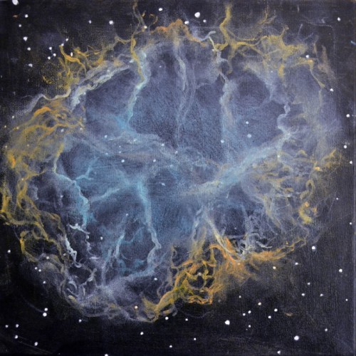 500x500 Step By Step Acrylic Painting Demo - Nebula Painting Acrylic