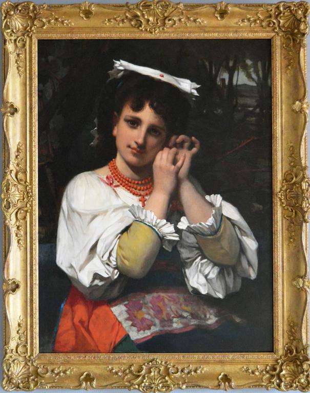 605x768 Pierre Louis Joseph De Coninck - Necklace Painting
