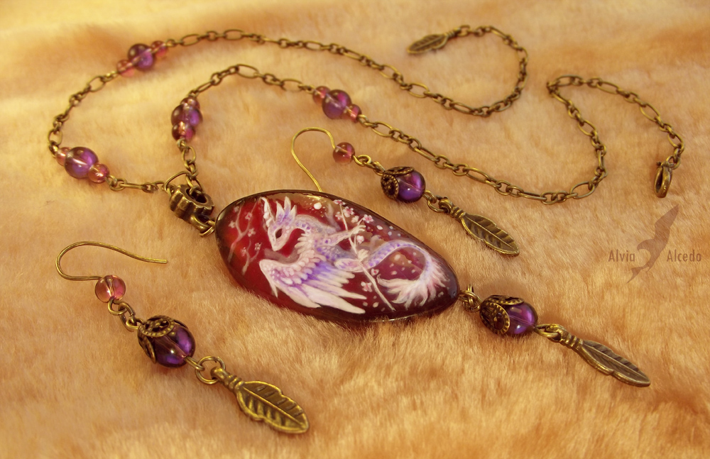 1000x647 Stone Painting - Necklace Painting