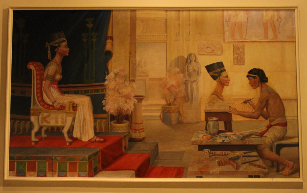 1024x644 Nefertiti Painting By Nickbentonart - Nefertiti Painting