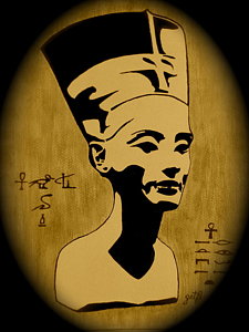 225x300 Nefertiti Paintings Pixels - Nefertiti Painting