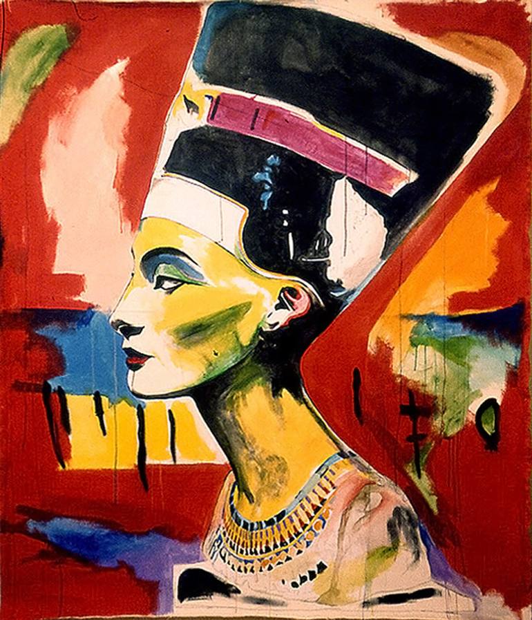 770x897 Saatchi Art Nefertiti Painting By Robert House - Nefertiti Painting