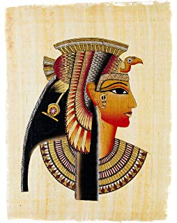 254x320 New Ancient Egyptian Papyrus Art Painting Of Queen - Nefertiti Papyrus Painting