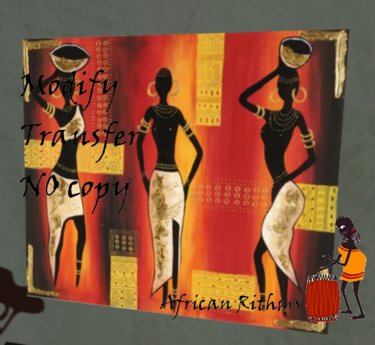 375x345 Second Life Marketplace - Negro Painting