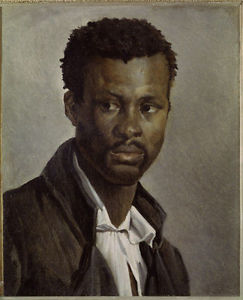 243x300 Theodore Gericault Portrait Of A Negro Handmade Oil Painting Repro - Negro Painting