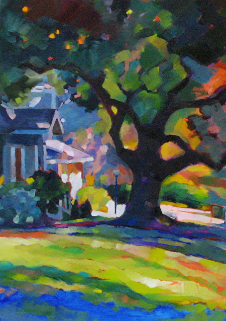 450x638 Louisiana Edgewood Art Paintings By Louisiana Artist Karen - Neighborhood Painting