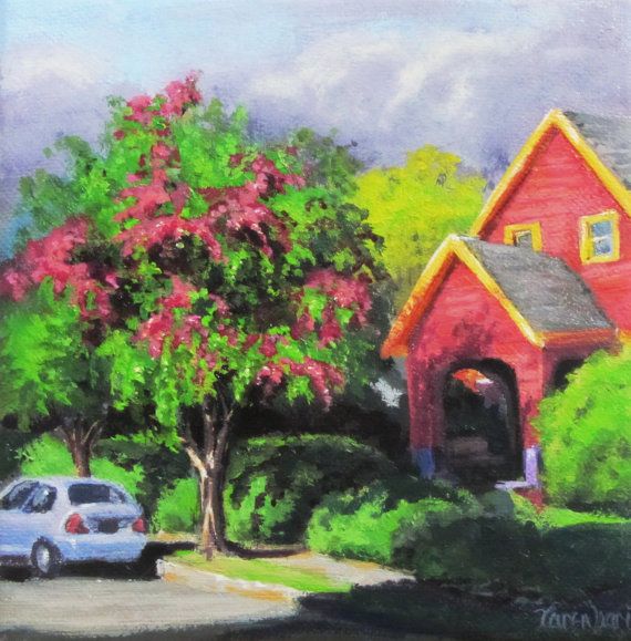 570x579 Spring Morning - Neighborhood Painting