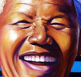 276x262 Original Oil Painting Of Nelson Mandela By South African Artist - Nelson Mandela Painting