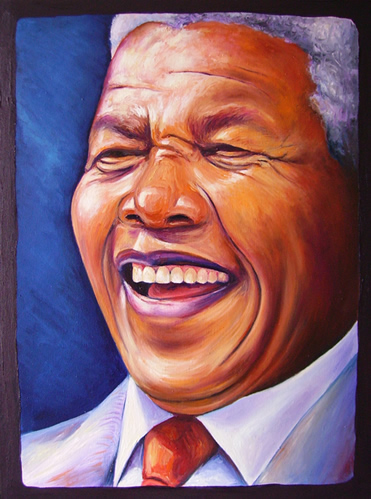 371x499 Orignal Oil Paintings Of Nelson Mandela By South African Artist - Nelson Mandela Painting
