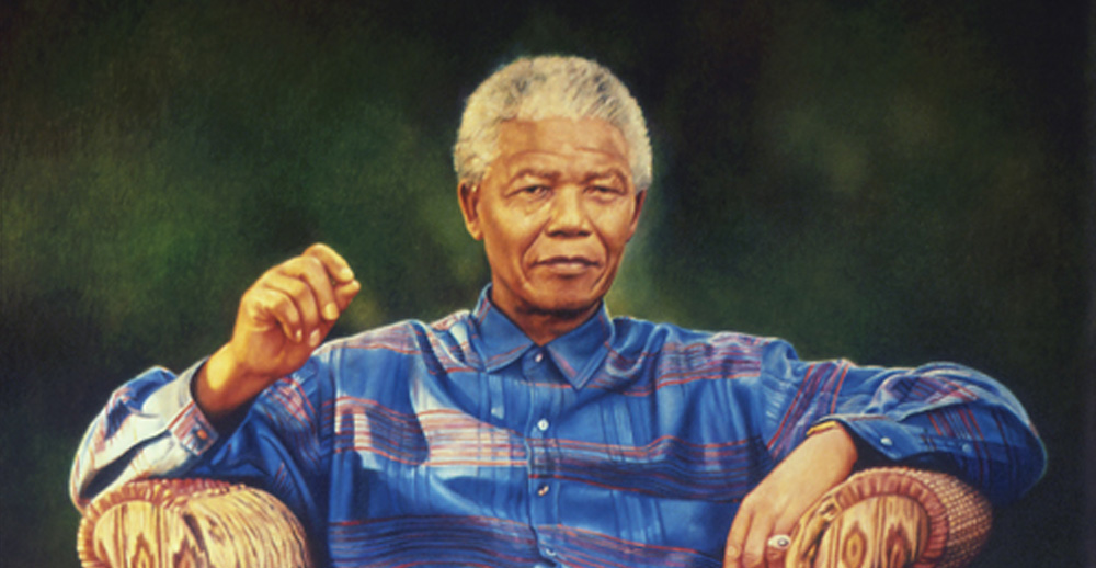 1000x518 Painting Mandela's Portrait - Nelson Mandela Painting