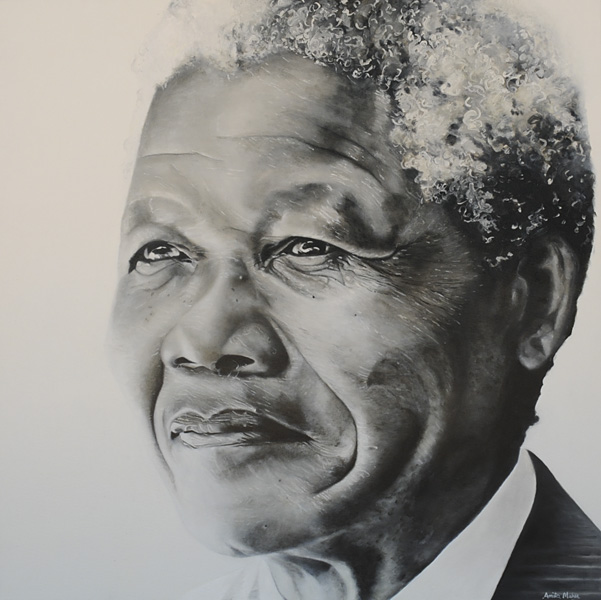 601x600 Art.co.za Art In South Africa - Nelson Mandela Painting