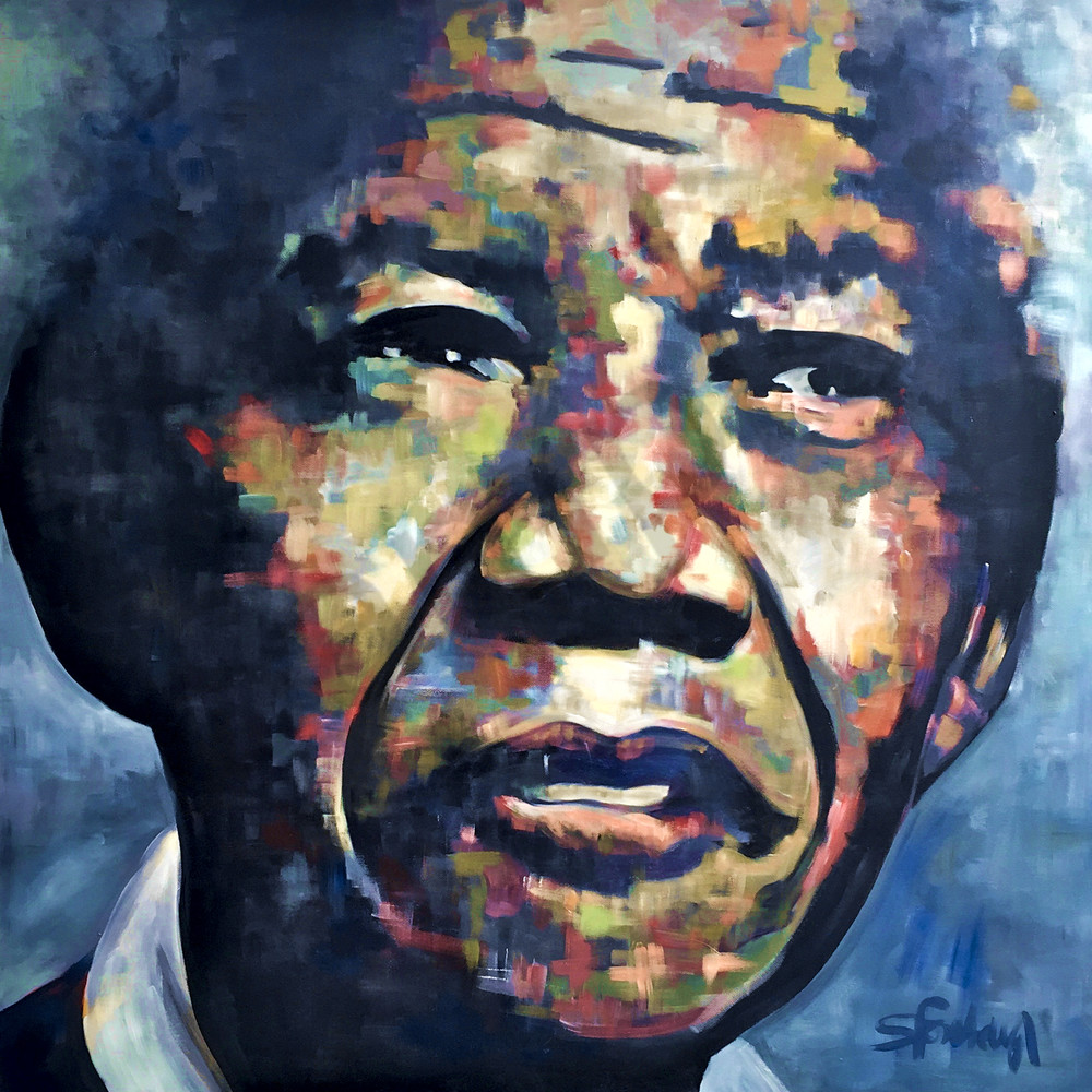 Nelson Mandela Painting at PaintingValley.com | Explore collection of ...