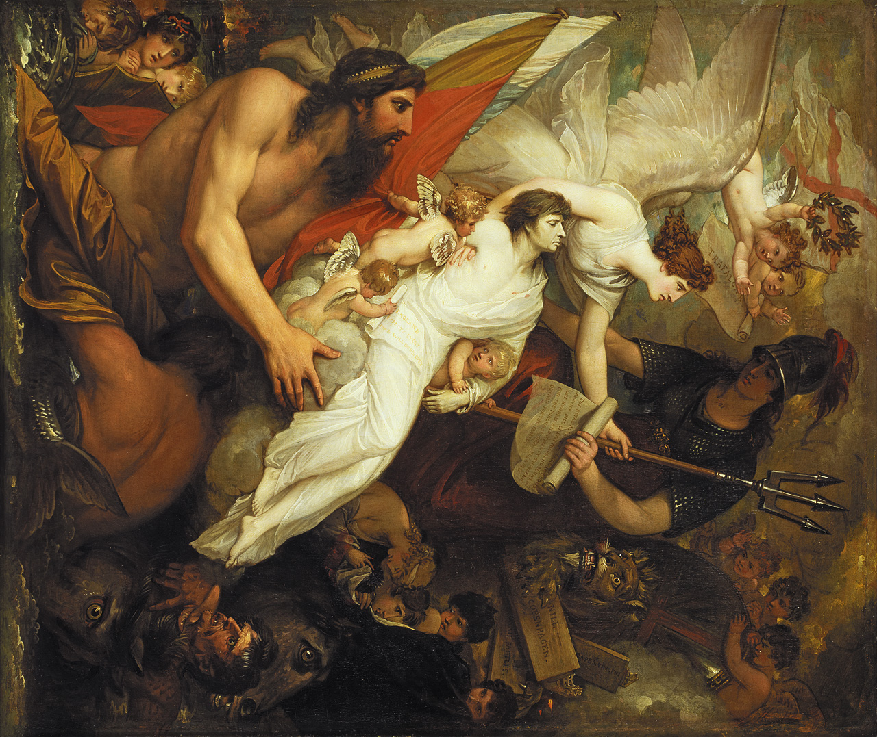 1280x1077 The Immortality Of Nelson - Nelson Painting