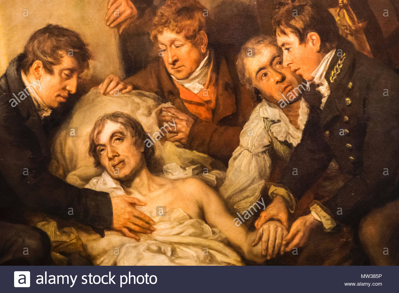 1300x956 England, Painting Of The Death Of Nelson 21 October 1895 By Arthur - Nelson Painting