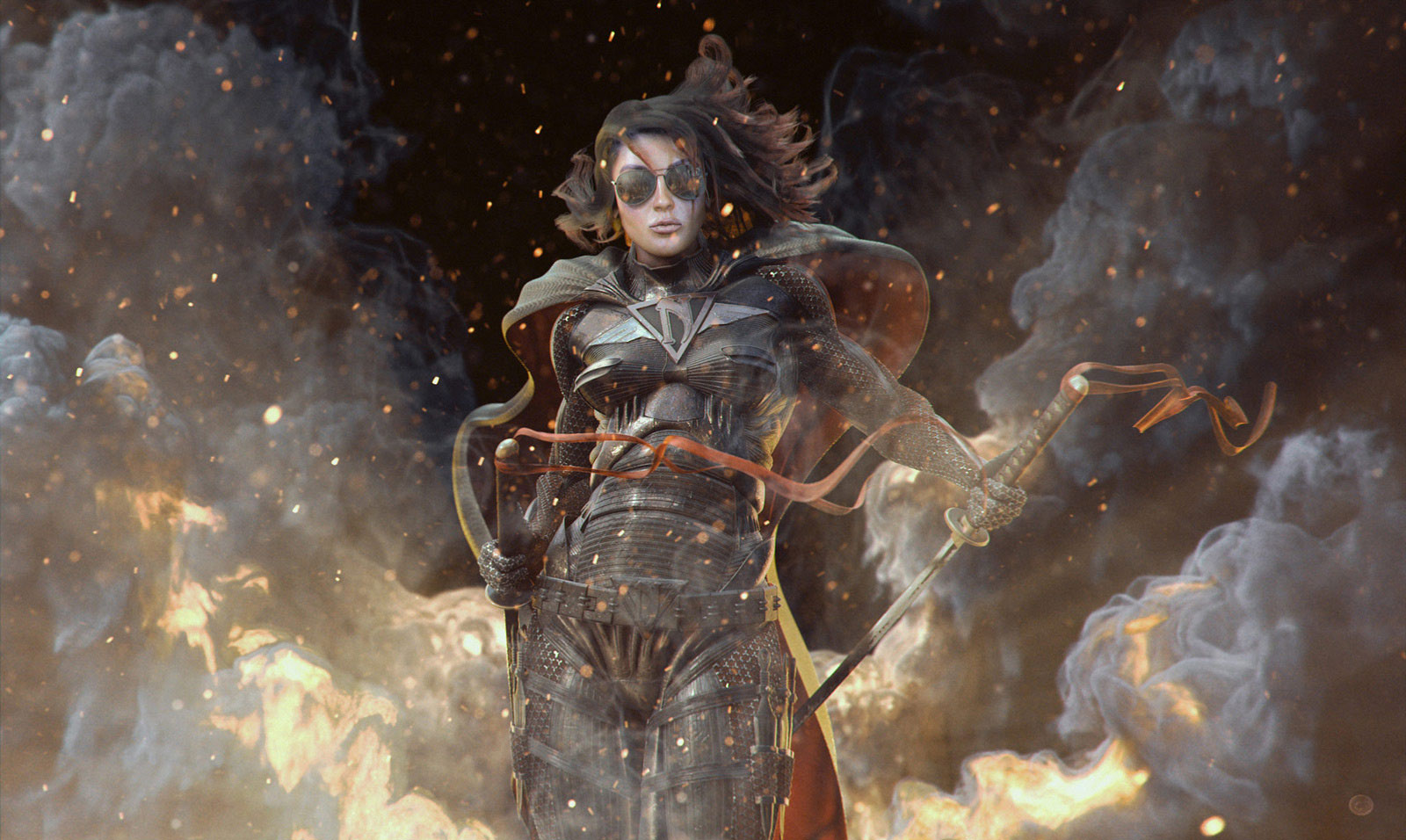 1600x956 Nemesis - Nemesis Goddess Painting