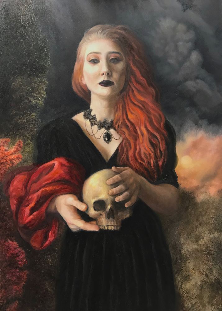 715x1000 Art Of Jason Rafferty - Nemesis Goddess Painting