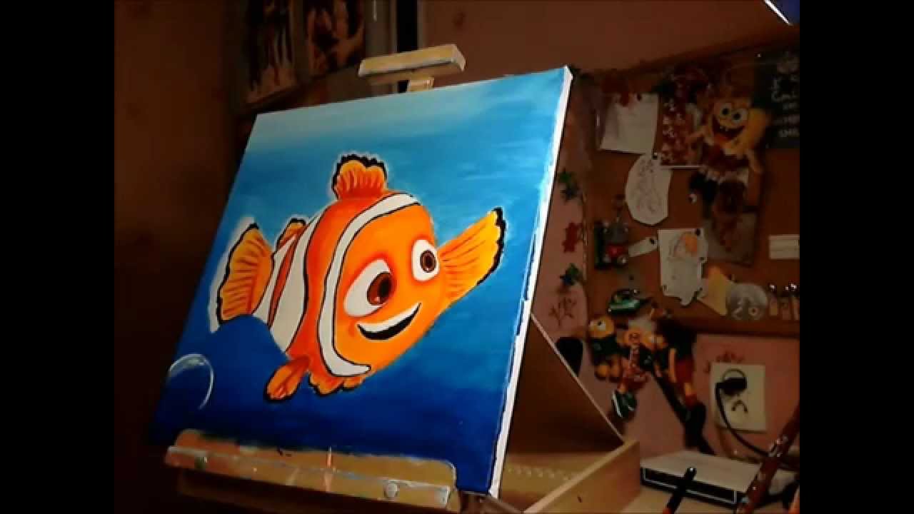 1280x720 Finding Nemo - Nemo Painting