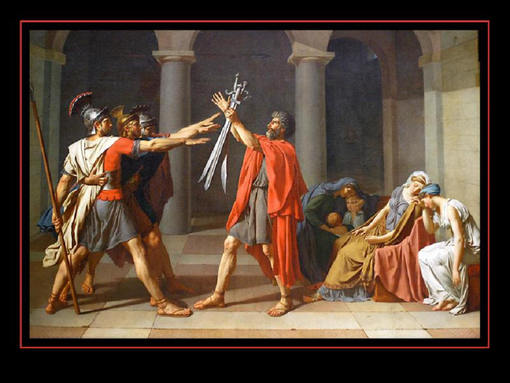 510x383 David - Neoclassical Style Painting